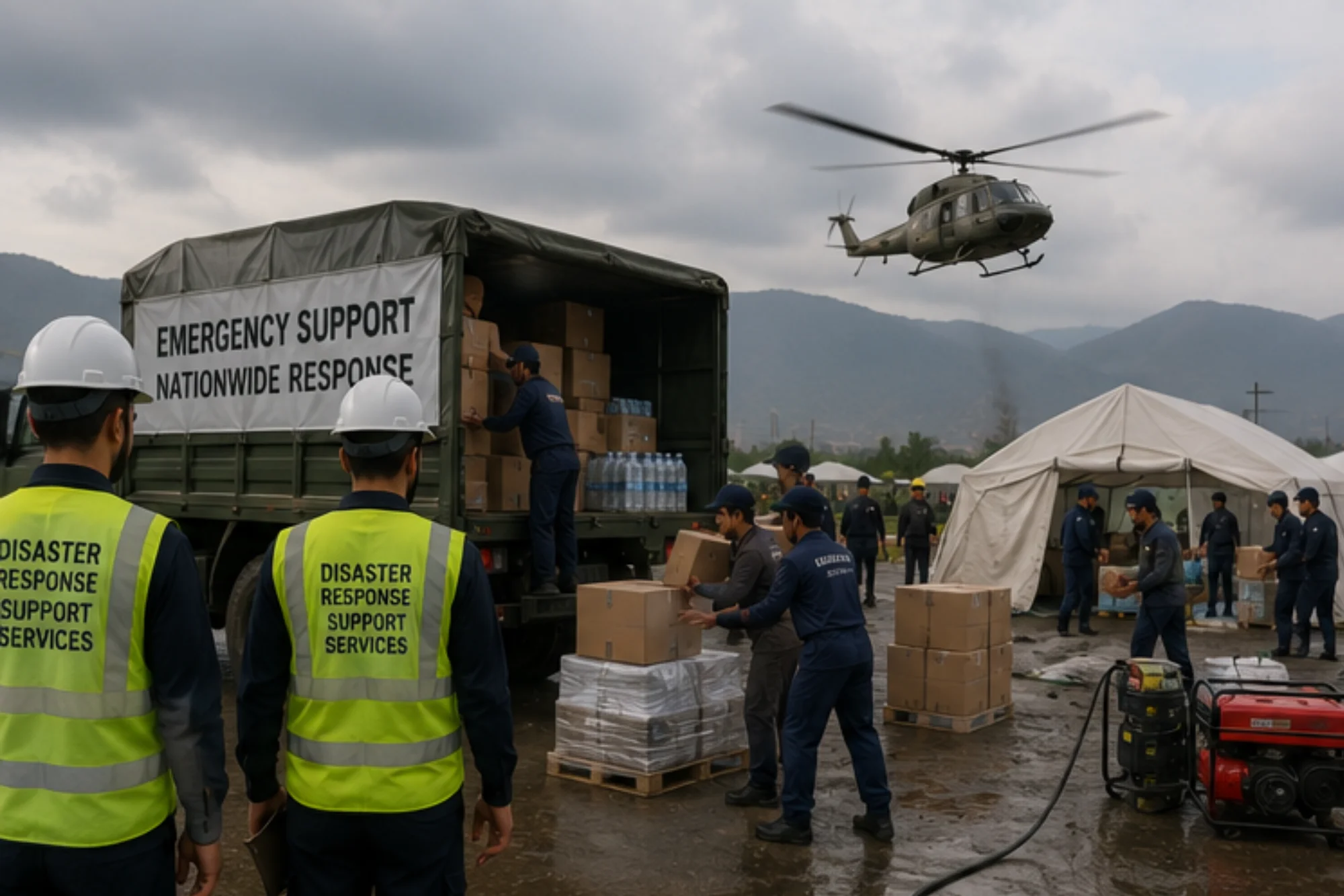 Disaster response and emergency support services