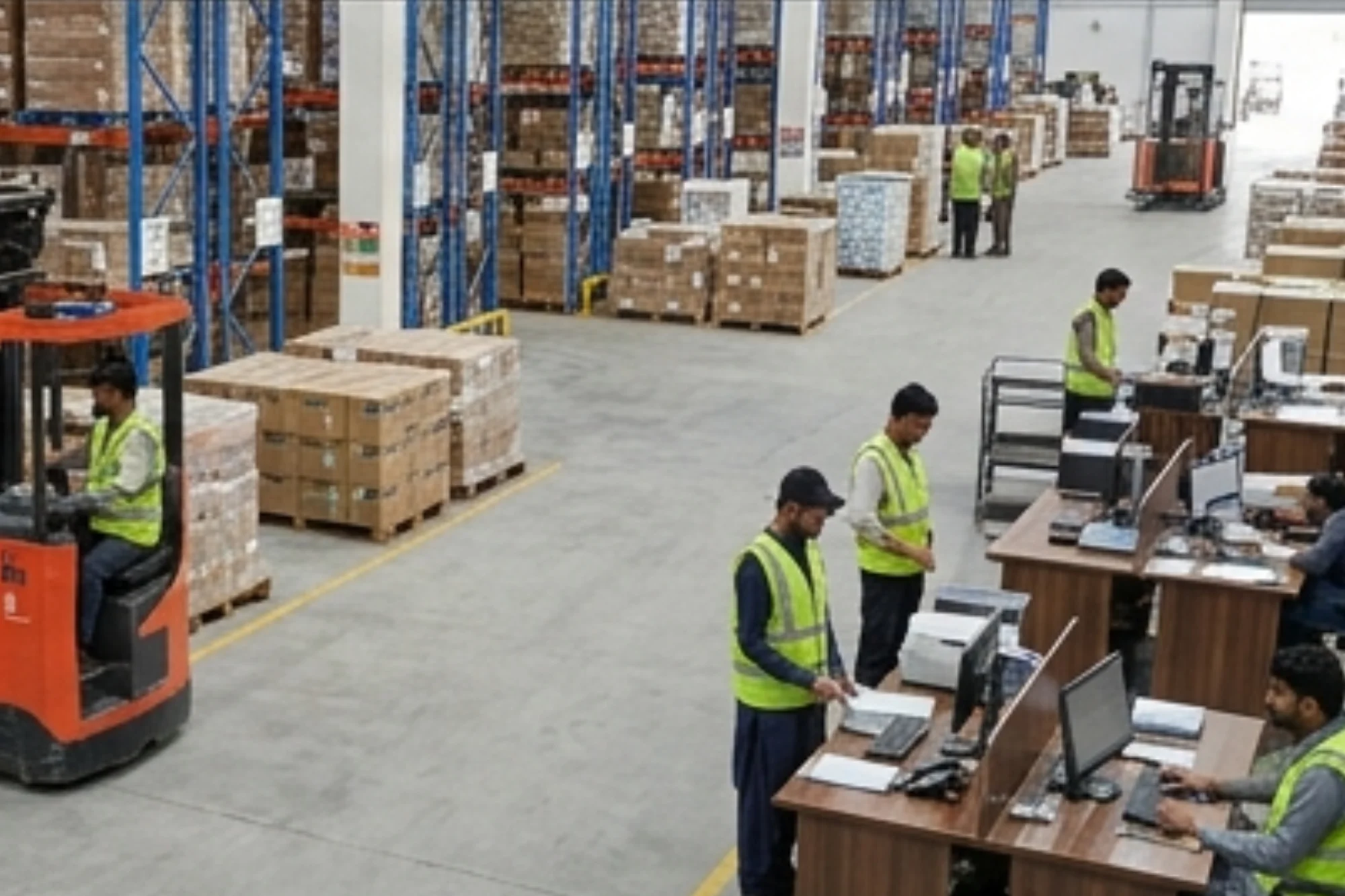 Professional material management and resource distribution