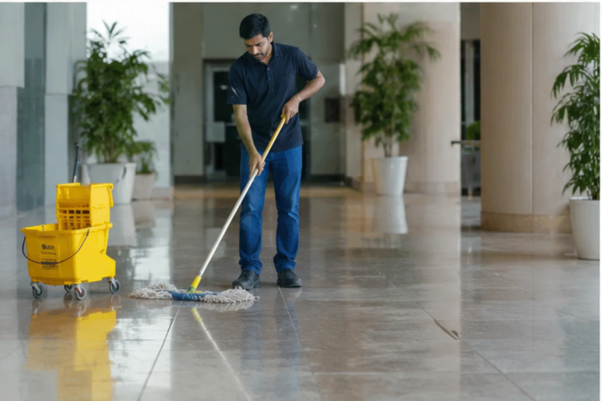 Professional janitorial and cleaning facility support
